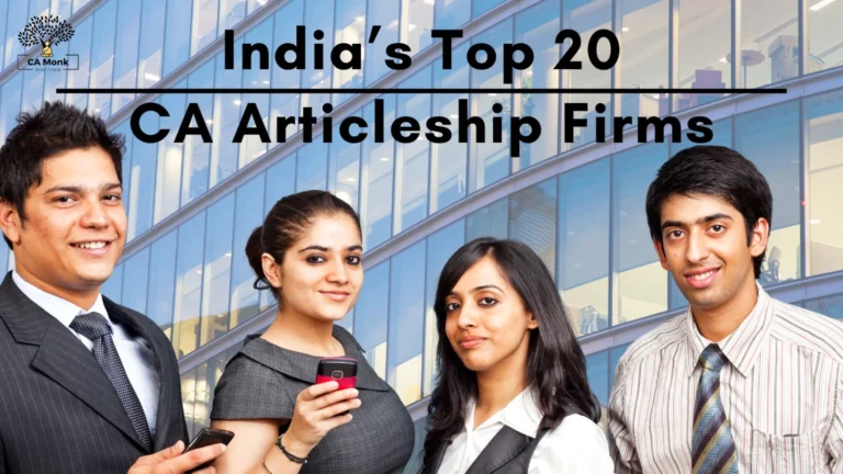 Top CA Articleship Firms