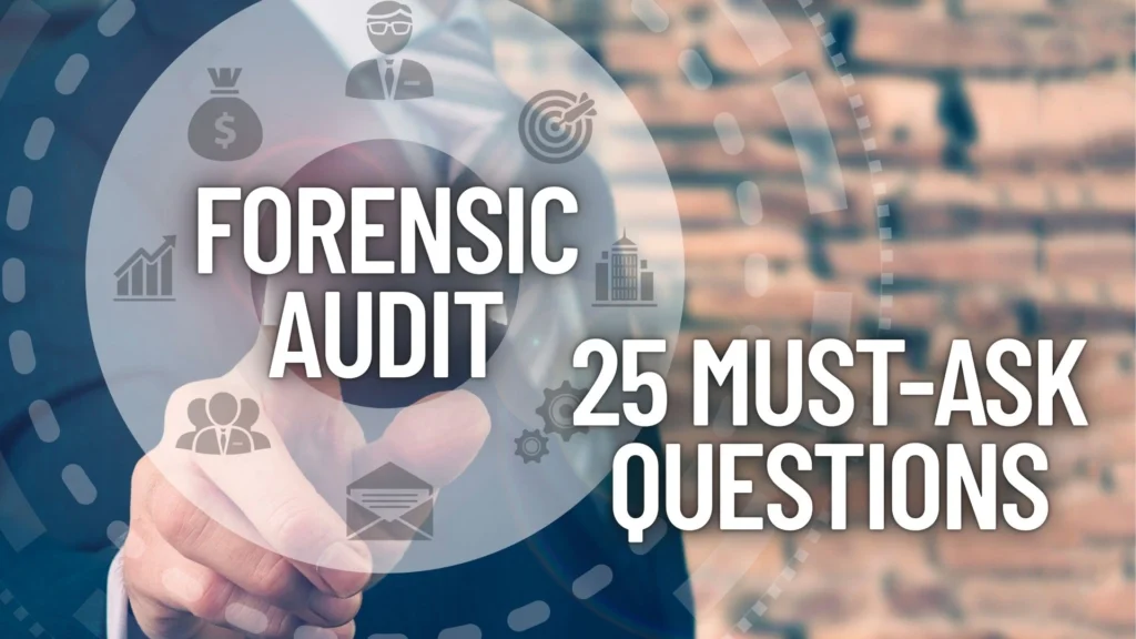 Forensic Audit Checklist 2025