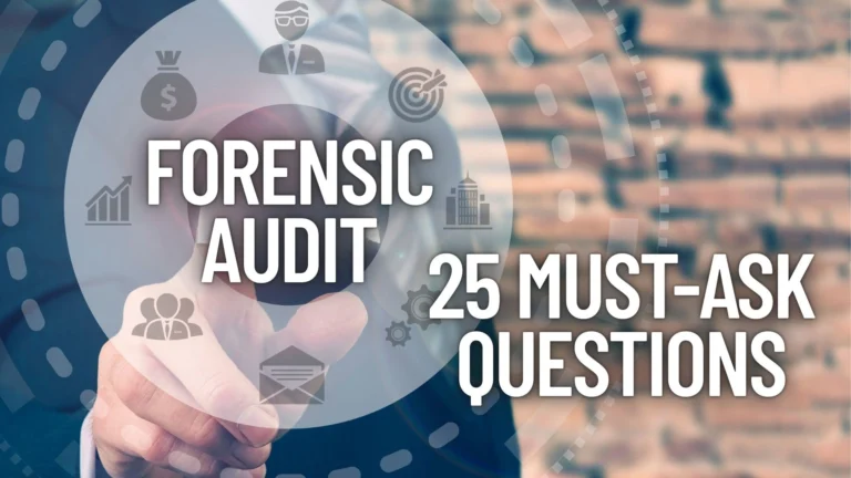 Forensic Audit Checklist 2025