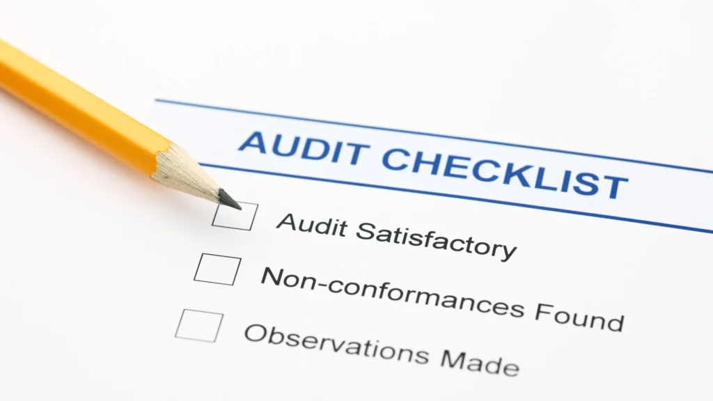 Internal Audit Checklist