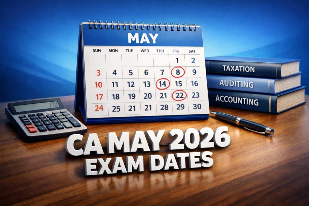 CA May 2026 Exam Dates CA Monk