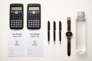 Essential logistics checklist for CA Jan 2026 exam day.