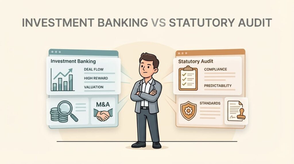 Investment banking vs. statutory audit Salary & growth reality check