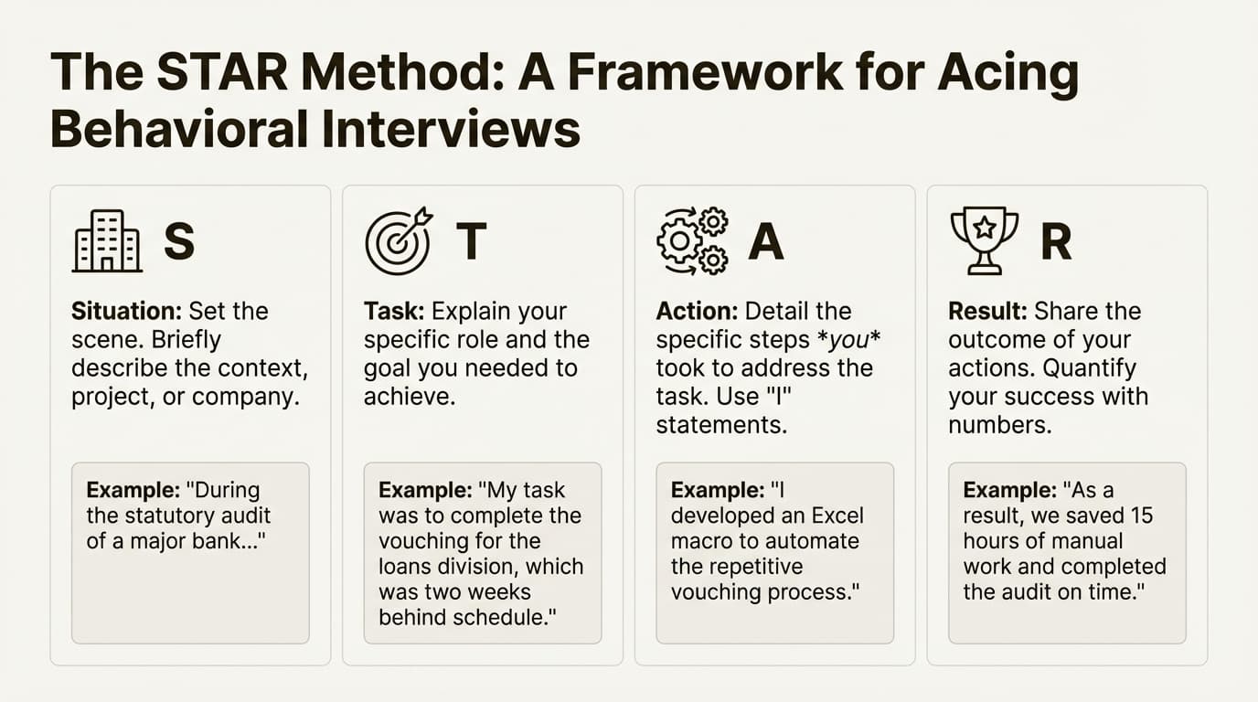 Ace behavioral interviews with the STAR method | CA Monk