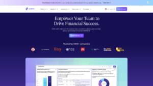 A screenshot of the Planful website, a comprehensive platform that offers AI for FP&A.
