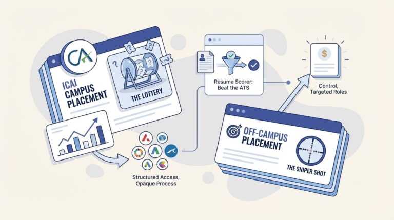 CA Campus vs Off-Campus Placement CA Monk