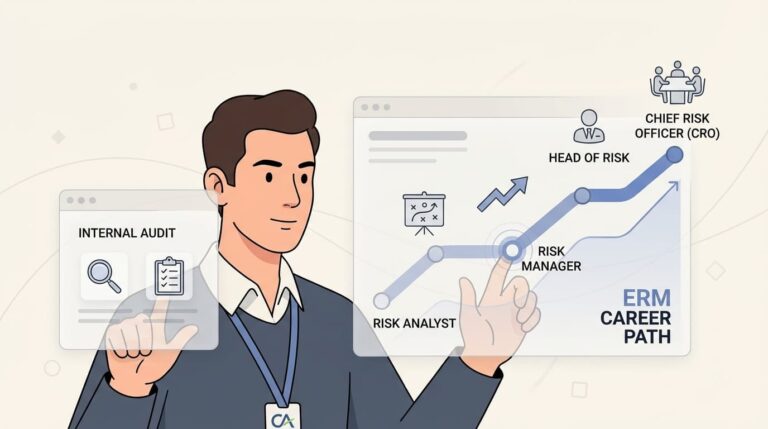 Internal Audit vs ERM Risk Management for CAs CA Monk