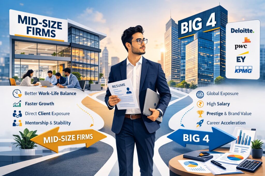 Big 4 vs Mid-Size Accounting Firms Salary Guide