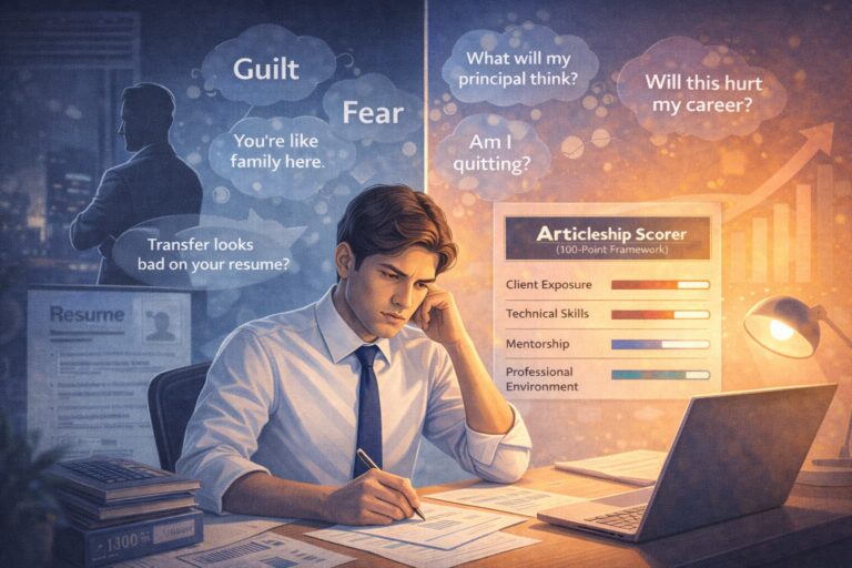 CA Articleship Transfer Rules + Decision Scorer